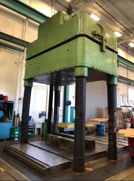 Mayson 200 Ton Hydraulic Spotting Press, Machine ID: 7547
